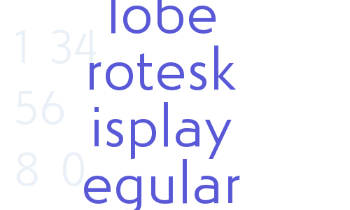 Globe Grotesk Display Regular Font Download