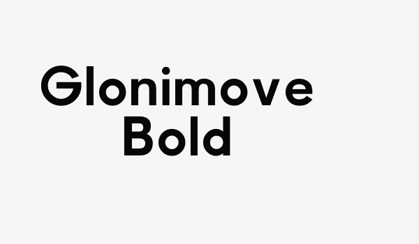 Glonimove Bold Font