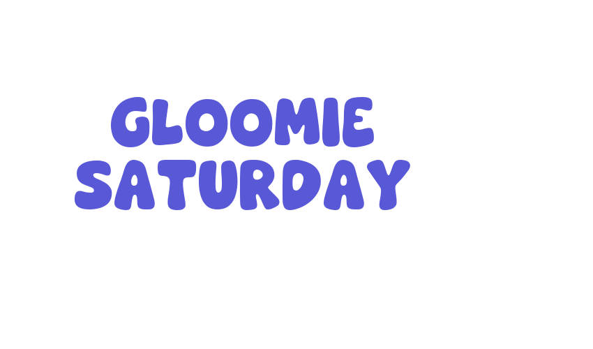 Gloomie Saturday Font Download