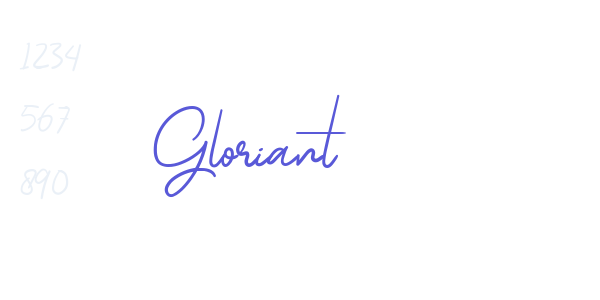 Gloriant font free