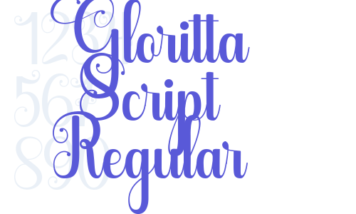 Gloritta Script Regular Font Download