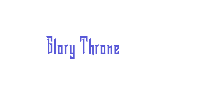 Glory Throne Font Download