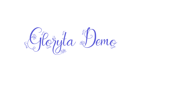 Gloryta Demo Font Download