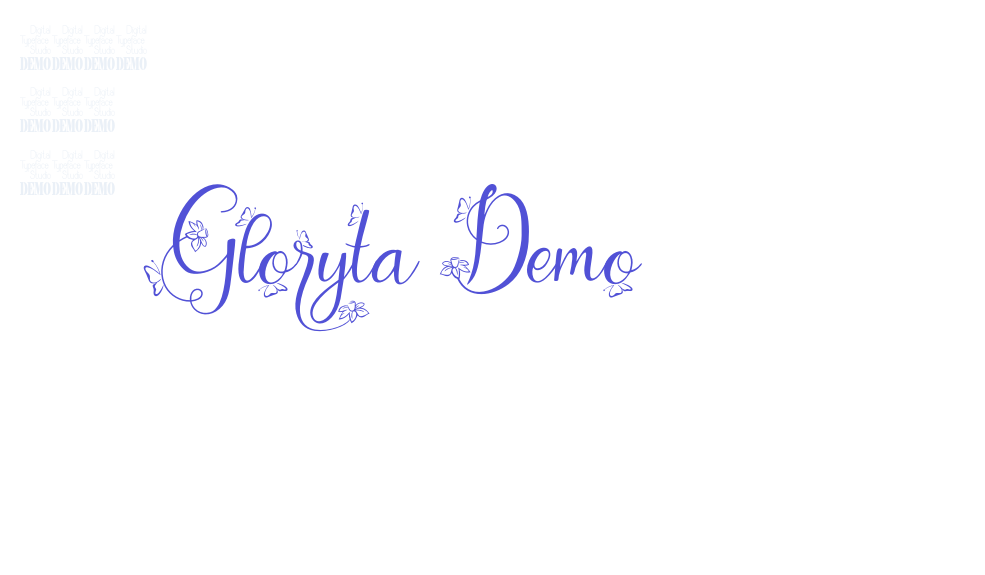 Gloryta Demo-font-download