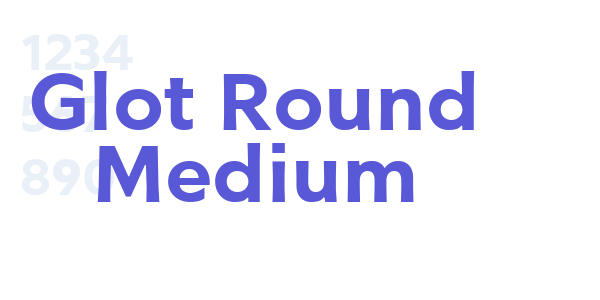 Glot Round Medium font free