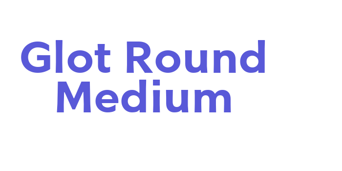 Glot Round Medium Font Download