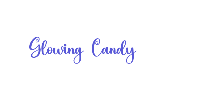 Glowing Candy Font Download