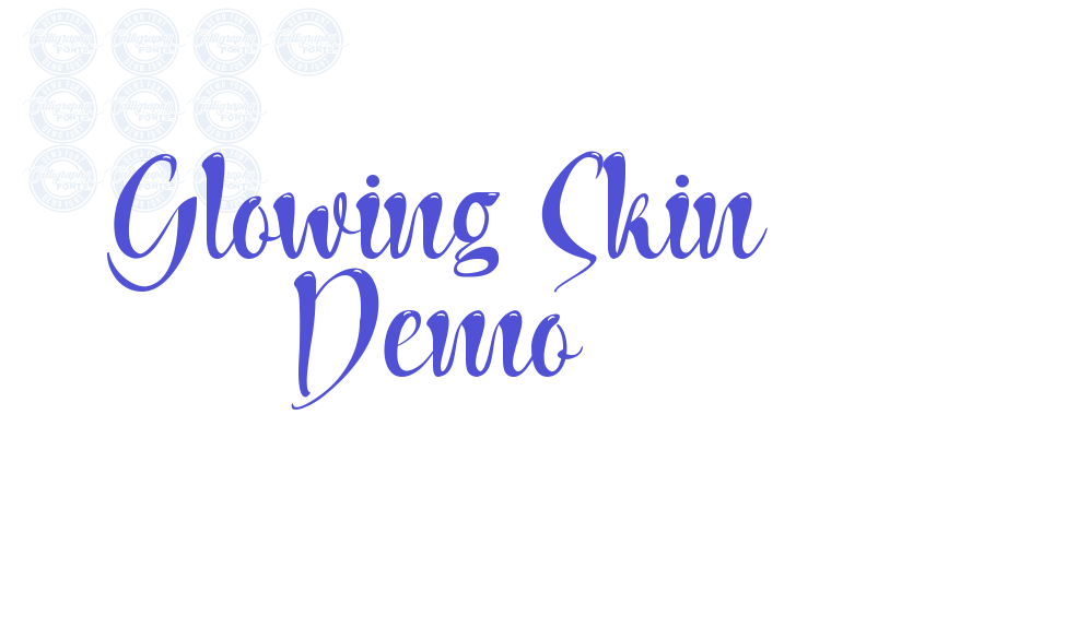 Glowing Skin Demo-font-download