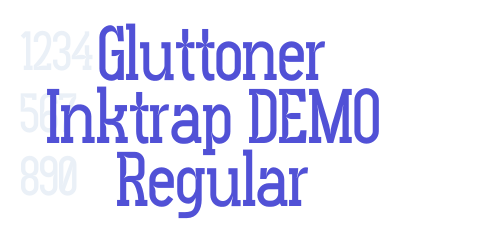 Gluttoner Inktrap DEMO Regular-font-download