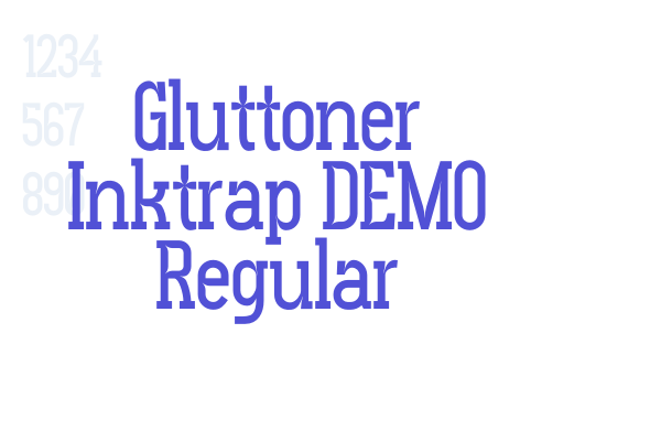 Gluttoner Inktrap DEMO Regular