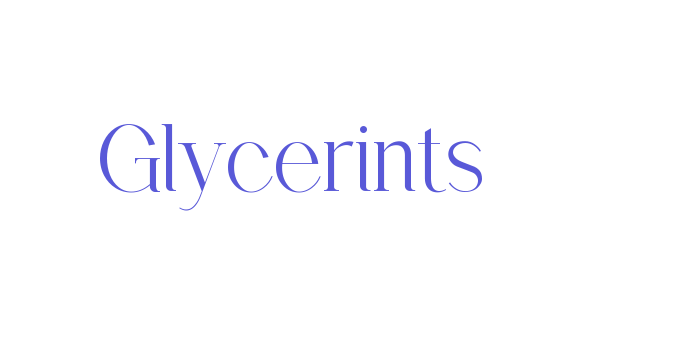 Glycerints Font