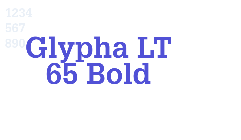 Glypha LT 65 Bold-font-download