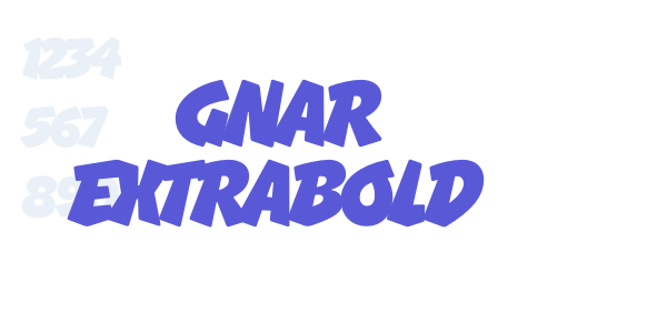 Gnar ExtraBold font free