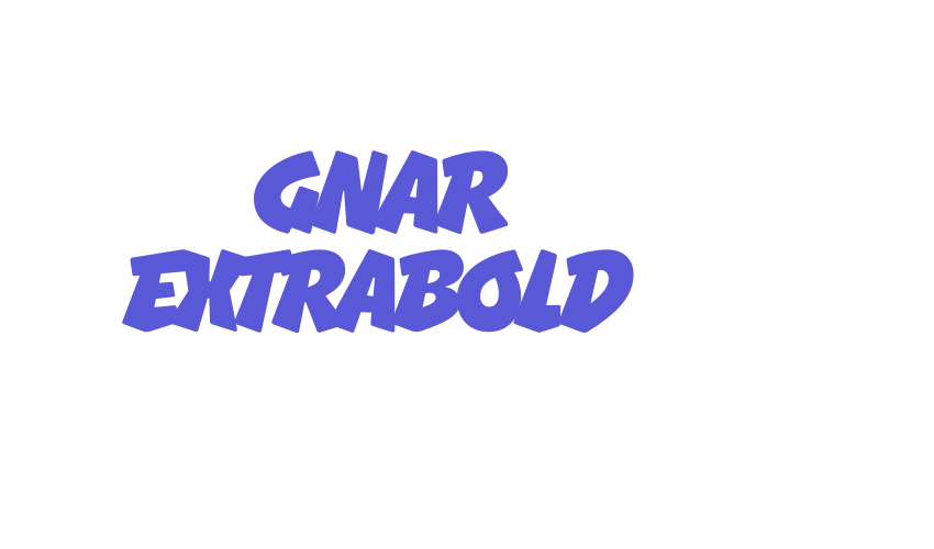 Gnar ExtraBold Font