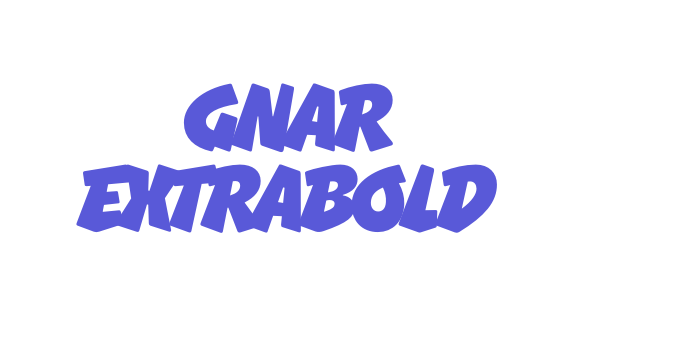 Gnar ExtraBold Font Download