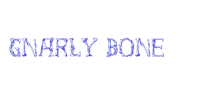 Gnarly Bone Font Download