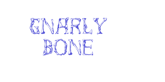 Gnarly Bone Font