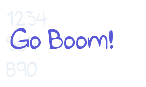 Go Boom! Font Download