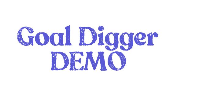 Goal Digger DEMO Font Download