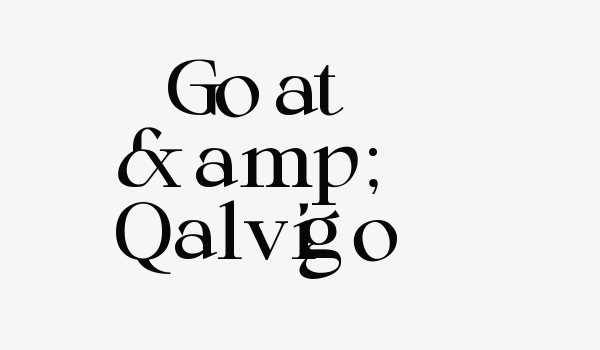 Goat & Qalvigo Font