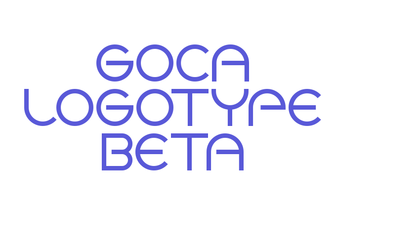 Goca logotype beta Font Download