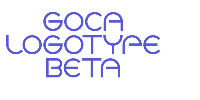 Goca logotype beta Font Download