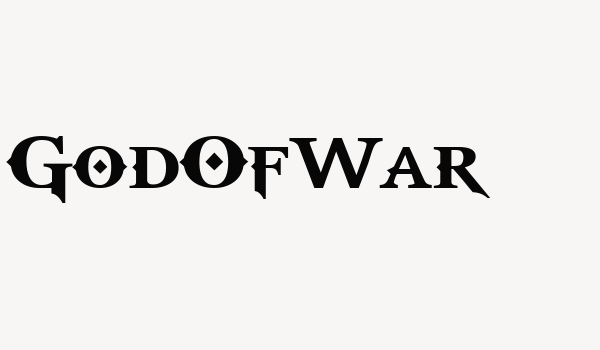 GodOfWar Font