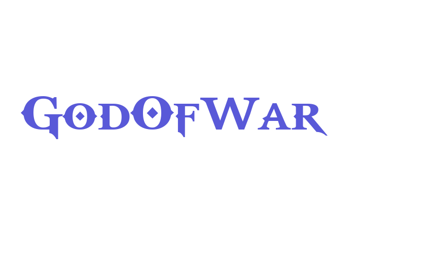 GodOfWar Font