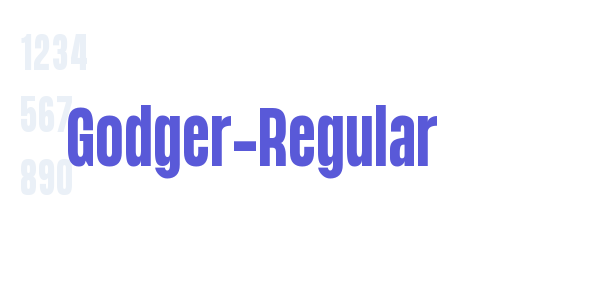 Godger-Regular font free