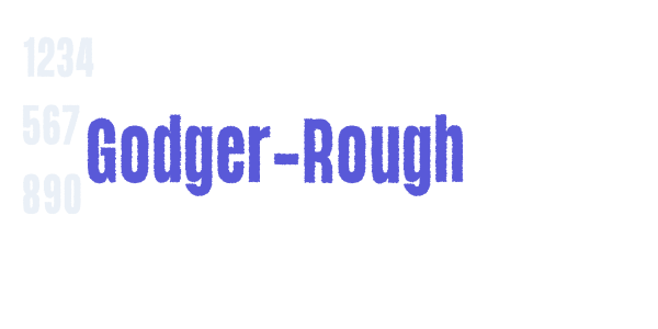 Godger-Rough font free