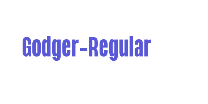 Godger-Regular Font Download