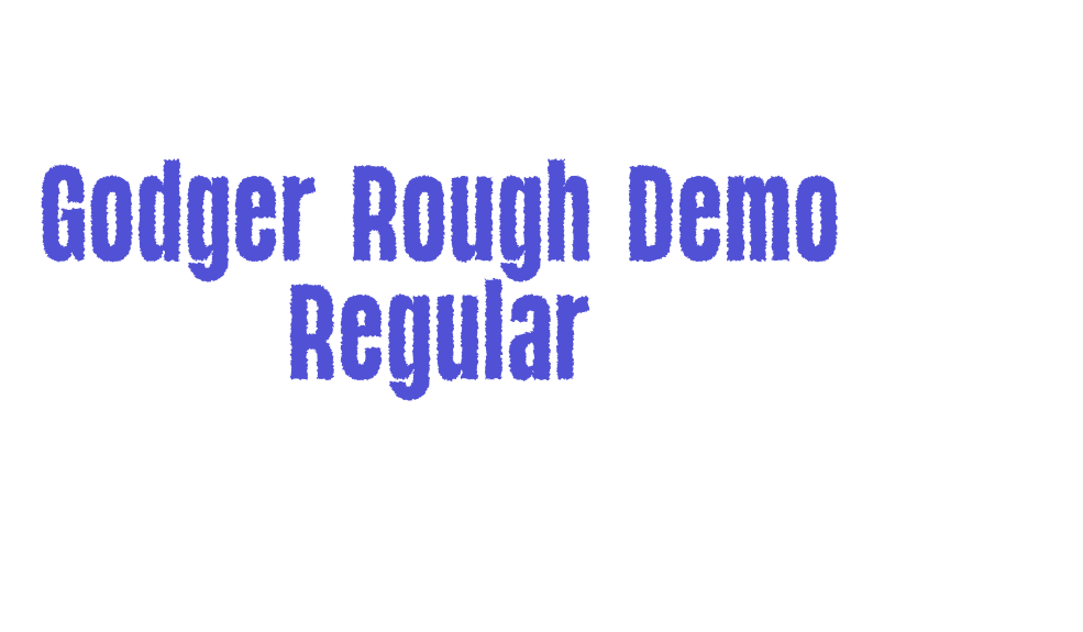 Godger Rough Demo Regular-font-download