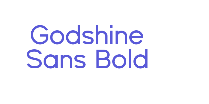 Godshine Sans Bold Font Download