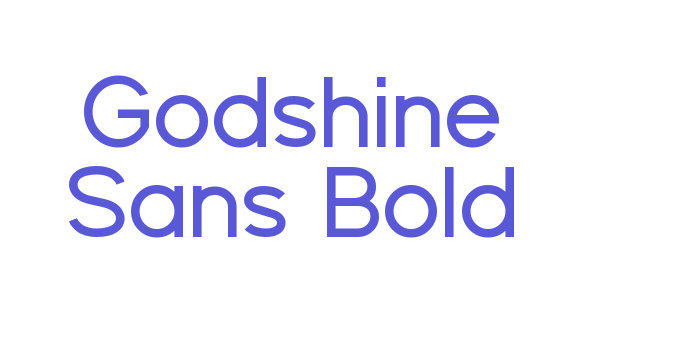 Godshine Sans Bold Font