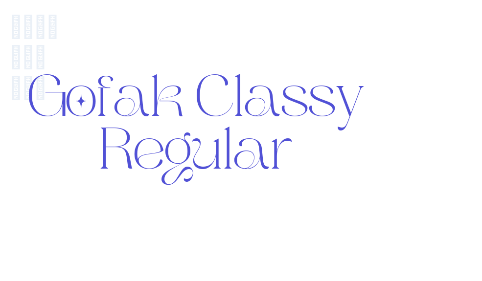 Gofak Classy Regular-font-download