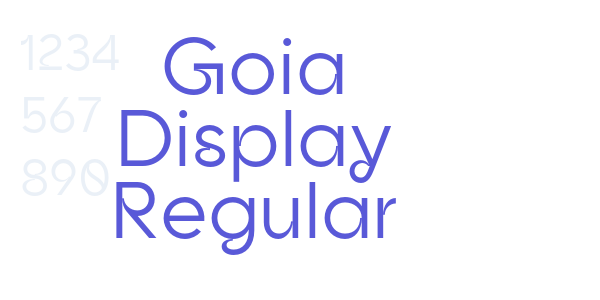 Goia Display Regular font