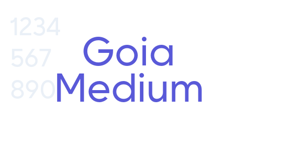 Goia Medium font