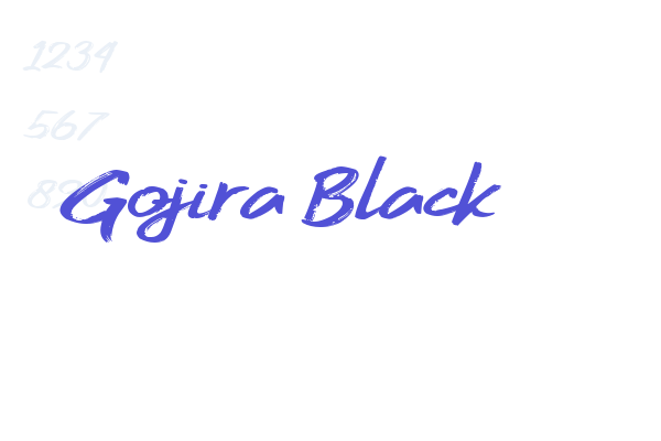 Gojira Black Font Download