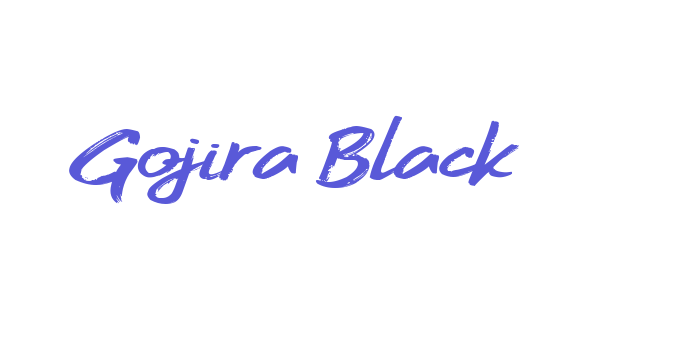 Gojira Black Font Download