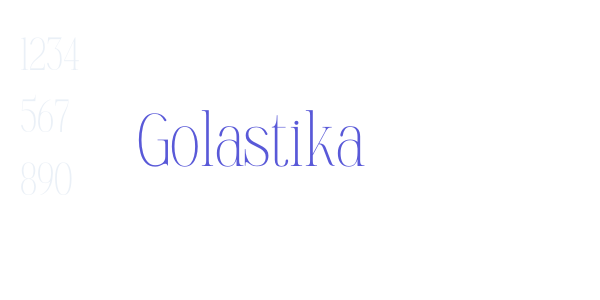 Golastika font free