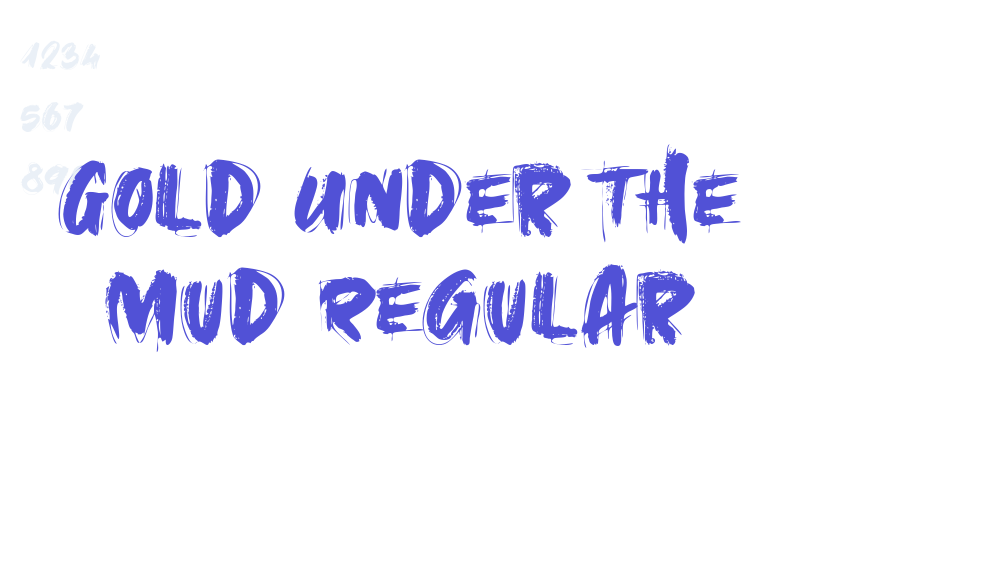 Gold Under The Mud Regular-font-download