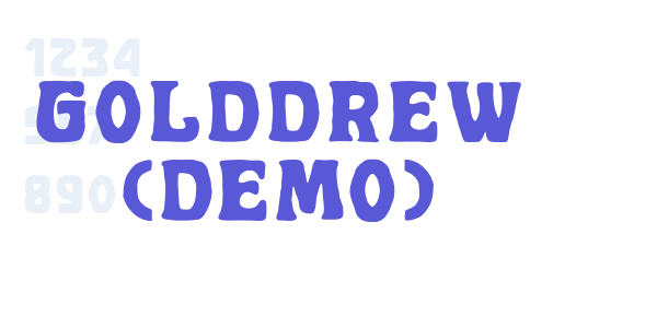 Golddrew (DEMO) font free