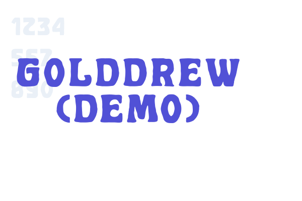 Golddrew (DEMO) Font Download