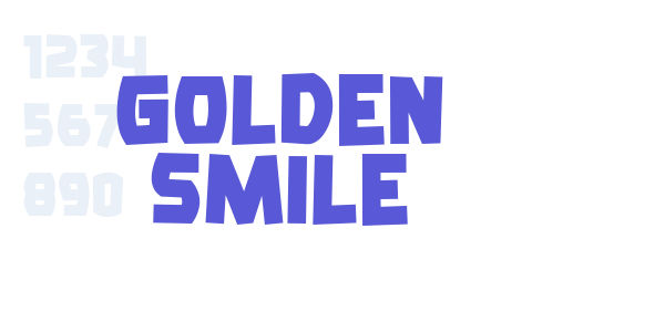 Golden Smile font free