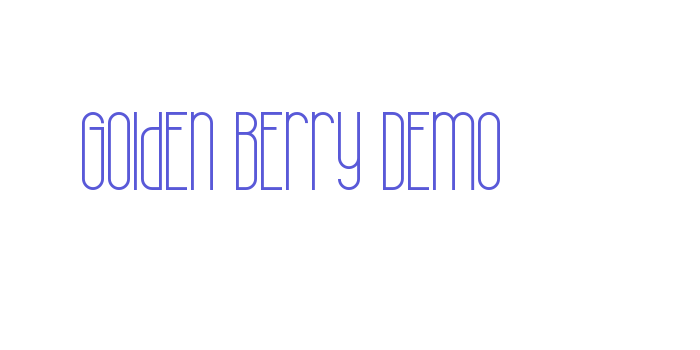 Golden Berry Demo Font Download