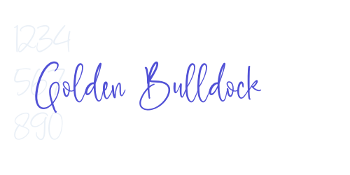 Golden Bulldock-font-download