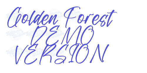 Golden Forest DEMO VERSION-font-download