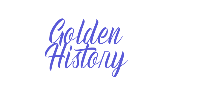 Golden History Font Download