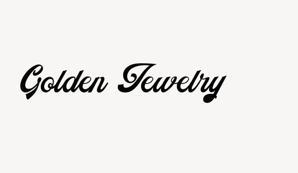 Golden Jewelry Font