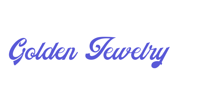 Golden Jewelry Font